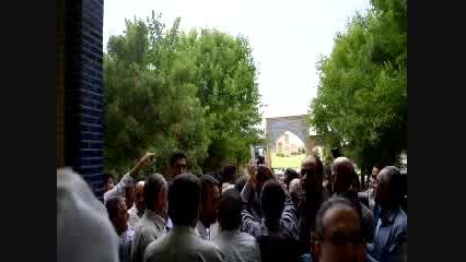 استقبال مردم شهر کیان از دکتر احمدی نژاد 2