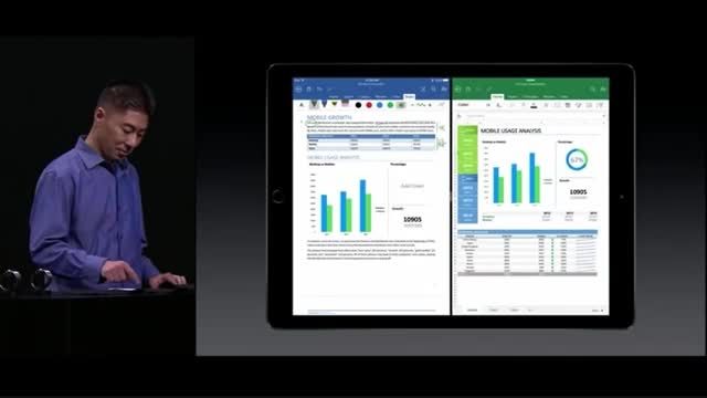 اجرای مایکروسافت افیس روی iPad Pro