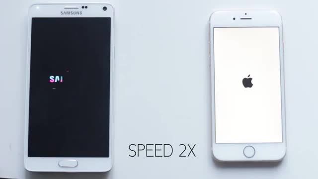 IPHONE 6 VS GALAXY NOTE 4 SPEED TEST