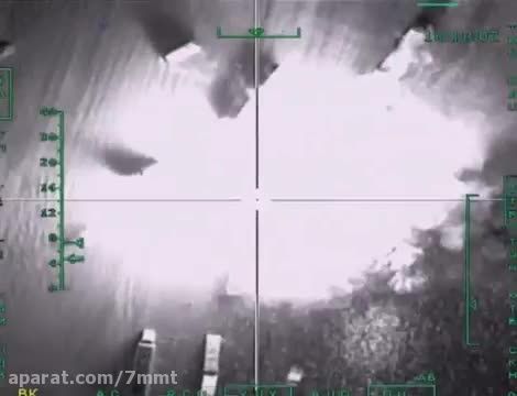 بمباران تانکر های سوخت تروریست ها - سوریه