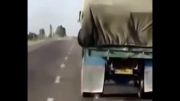 چپ کردن وحشتناک کامیون در ایران