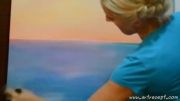 نقاشی بسیار زیبای دریا با رنگ روغن - از هنرمند روسی