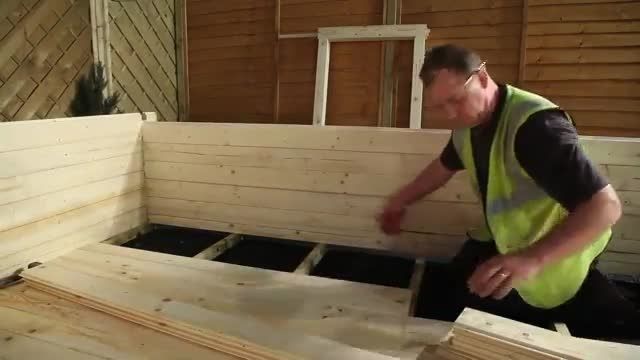 نحوه ساخت کلبه چوبی