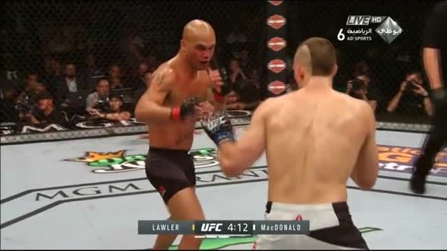 UFC 189 Lawler vs MacDonald 2 - Round 3 - CHAMPIONSHIP