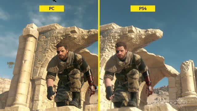 مقایسه گرافیک بازی Metal Gear Solid V Part1