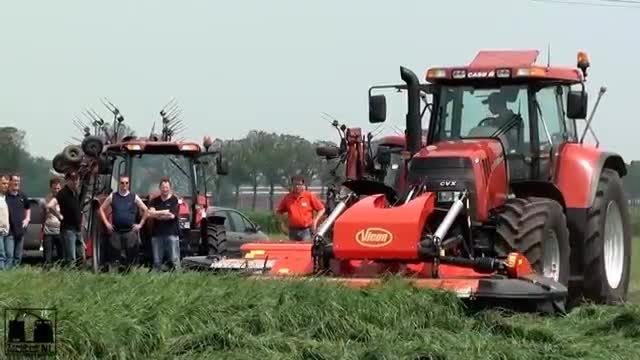 Vicon Demo in Waspik + New Vicon Extra 340 mower + New
