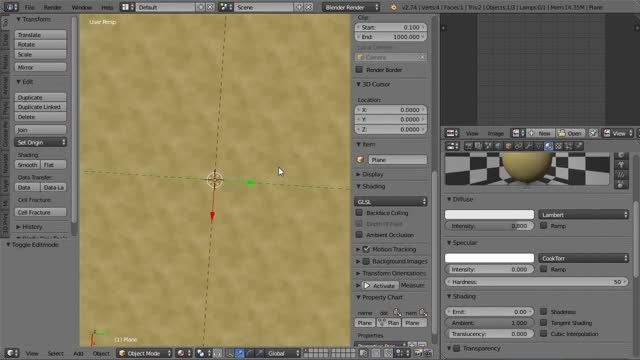Designing a Low Poly Game Environment in Blender