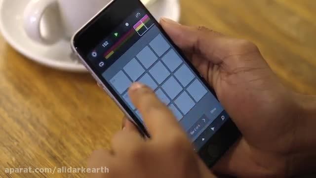 App iphone ساخت موزیک در همه جا با iMaschine 2