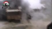 مرگ چند تروریست ارتش آزاد با خمپاره ارتش سوریه