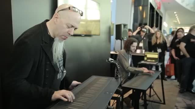 نوازندگیJordan Rudess با Seaboard نسل جدید كیبورد
