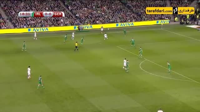 خلاصه بازی ایرلند 1-0 آلمان