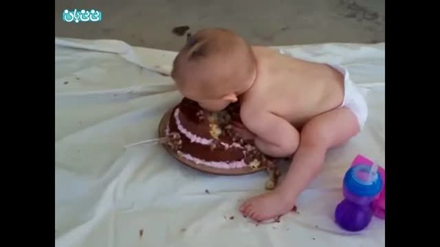 اولین کیک تولد یک بچه