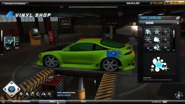 Need for Speed World: Mitsubishi Eclipse Fast and furi