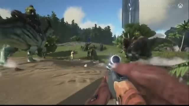 Ark: Survival Evolved Gamescom 2015 gameplay trailer