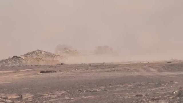 هدف قرار دادن تانک های عربستان توسط نیروهای انصارالله