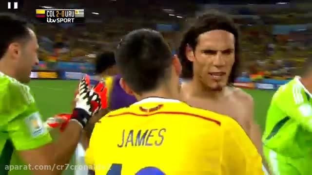 هایلایت بازی جیمز رودریگز مقابل اروگوئه(جام جهانی 2014)