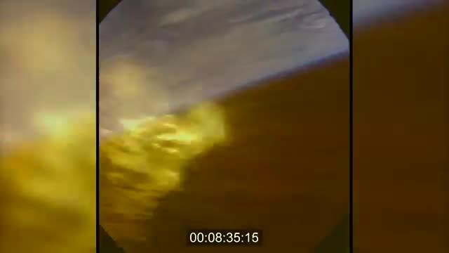Astronaut&#039;sنمایش چشم از ورود مجدد فضاپیما اوریون ناسا