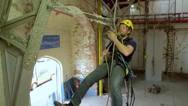 کار در ارتفاع ، کار با طناب-ویونا-ایراتا ، آموزش