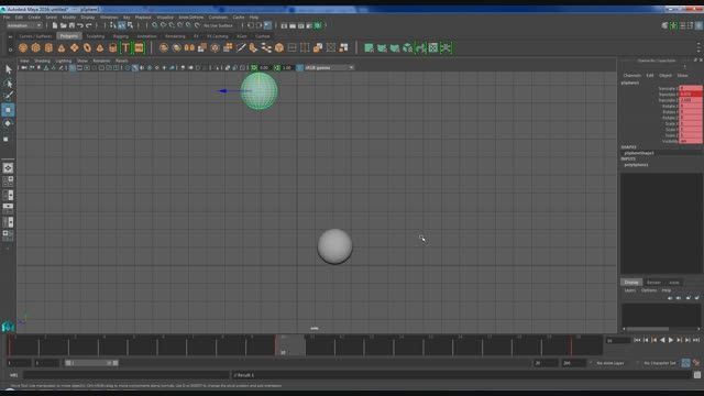 how to animat ball with graph editor