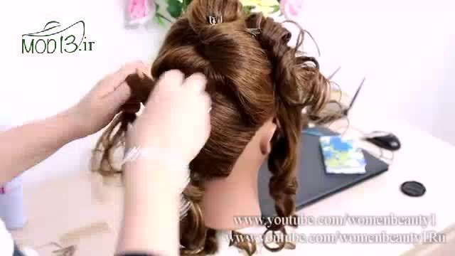 آموزش مدل موی عروس