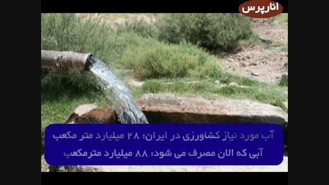 بحران آب در شهرستان انار