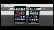 مقایسه گوشی xperia sp  با iphone 5
