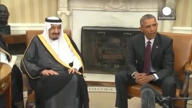 دیدار ملک سلمان پادشان عربستان با باراک اوباما