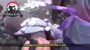 سوریه دراز شدن همزمان 4سلفی با 1تیر خمپاره