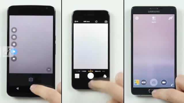 تست سرعت بین سه گوشی Note 4 ،Nexus 6 با iPhone 6