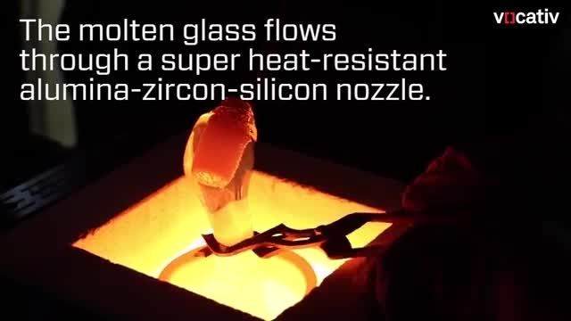 چاپگر سه بعدی با خوراک شیشه!