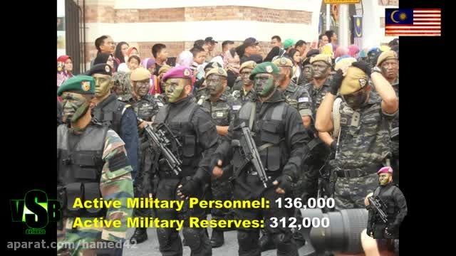 قدرت نظامی مالزی 2016 (با کیفیت HD)