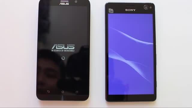 Sony Xperia C4 vs Asus Zenfone 2 -تست سرعت