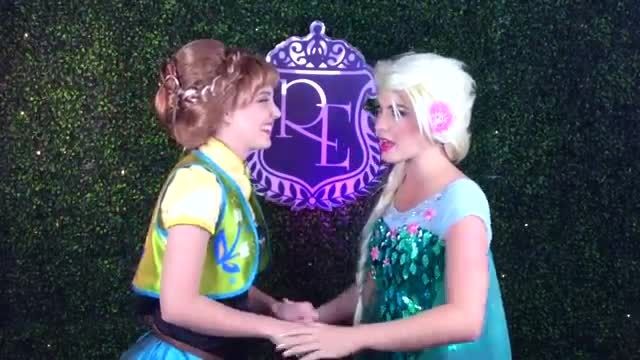 Elsa and Anna sing making today a perfect day