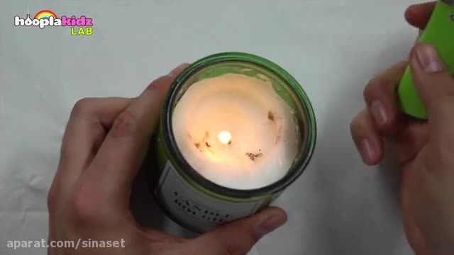آزمایش با شمع