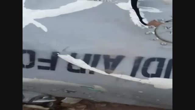 سقوط جنگنده سعودی در یمن