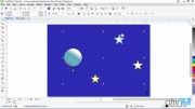 آموزش توزیع و پراکنده نمودن آبجکت ها در CorelDraw X7