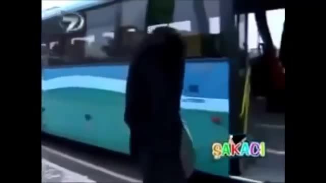 دوربین مخفی ترسناک ارواح در اتوبوس!!