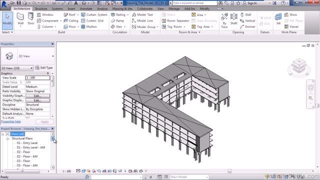 Learning Revit Structure 2015 Training Video