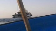 مسابقه قایق قایق با ناوچه در خلیج فارس