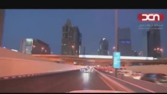 خیابان گردی رئیس جمهور مصر با خودروی ویژه حاکم دبی