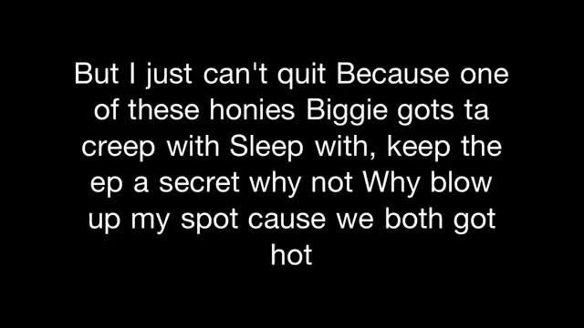 Notorious b.i.g- big poppa (lyrics)