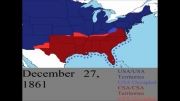 فیلم-نقشه : جنگ داخلی آمریکا