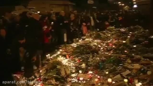 کلیپ لحظه انفجار بمب در پاریس توسط داعش