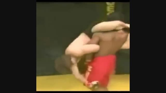 MMA و تکنیک take down از زمین با چرخاندن وحشتناک