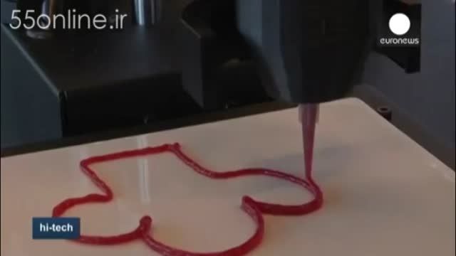 تکنولوژی تولید غذا و شیرینی با پرینتر سه بعدی