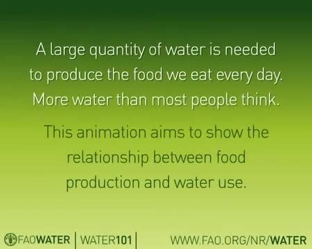 Water 101 #1 Water For Food