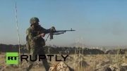 درگیری سربازان ارتش سوریه با داعش در نزدیکی مرز اسرائیل