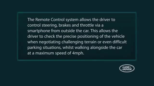 Land Rover Autonomous Car Technology