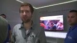 تلویزیون 55 اینچی OLED سامسونگ با تکنولوژی پخش دو تصویر همزمان - نارنجی