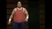 ژیمناستیک حیرت انگیز مرد چاق